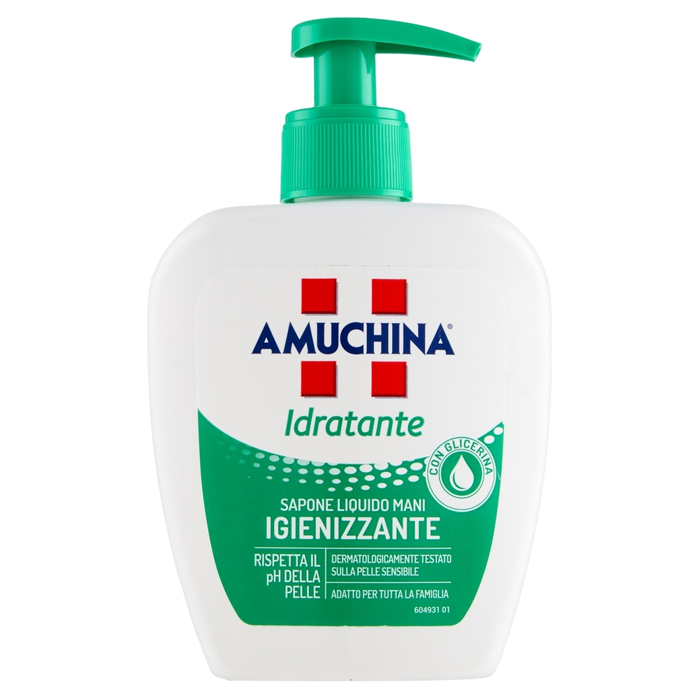 Amuchina Idratante Sapone Liquido Mani Igienizzante 250 ml